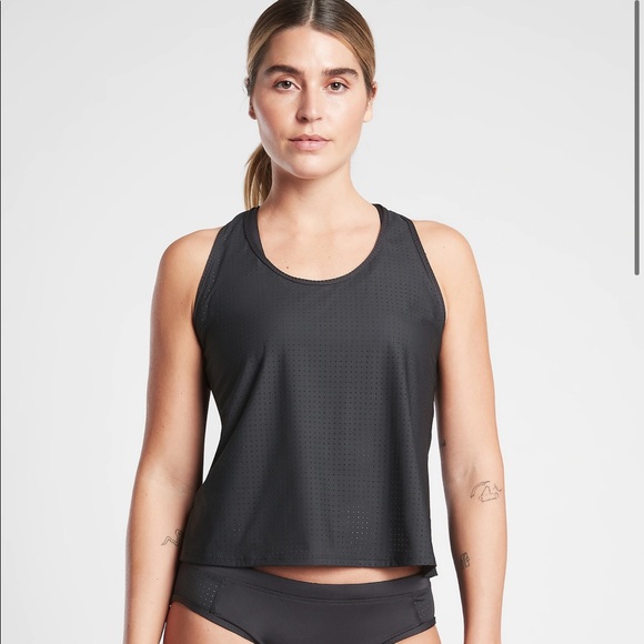 Athleta Cross Train Tankini // Black - Picture 2 of 10